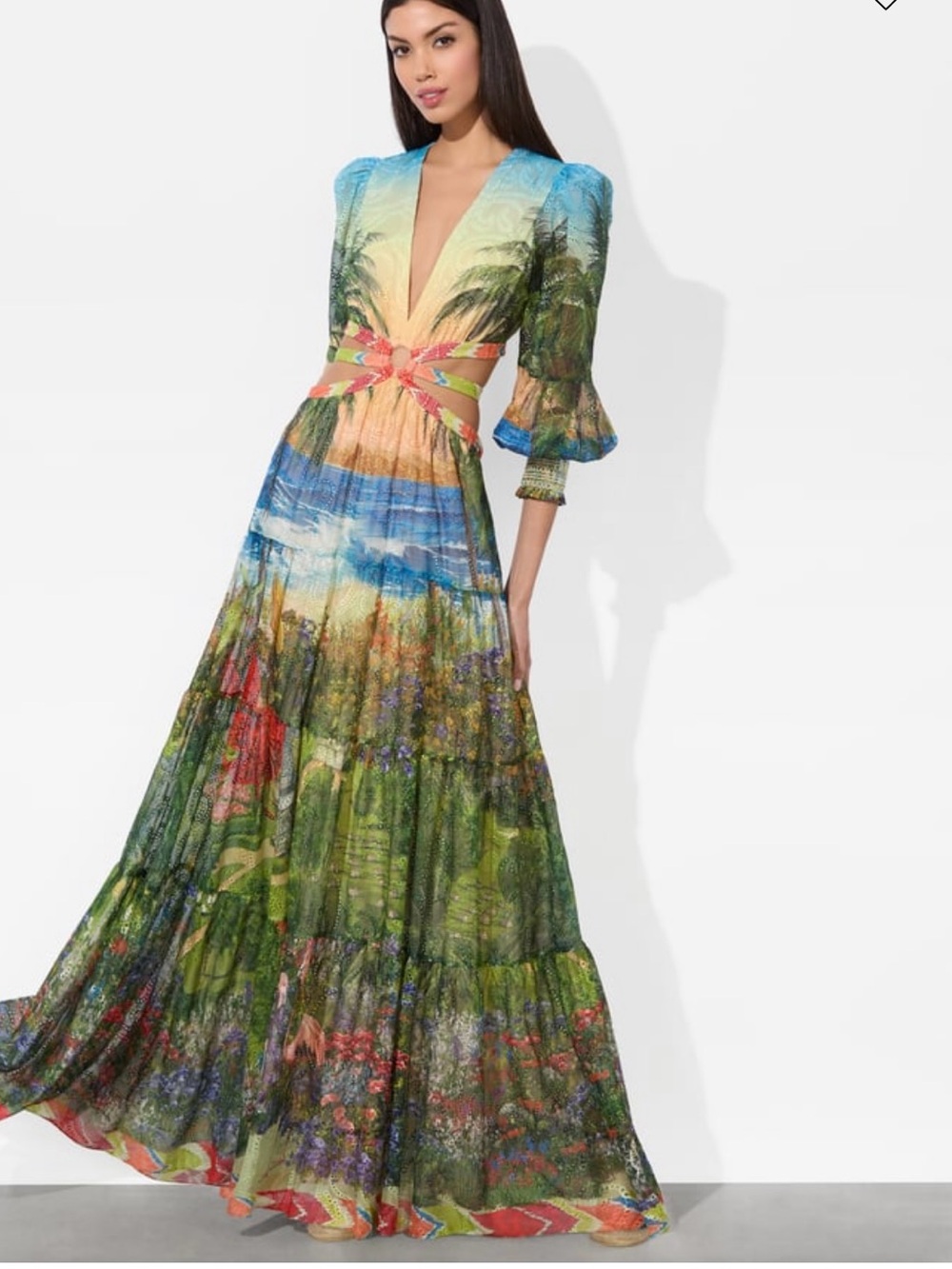 Alice and Olivia Patricia Tiered Dress
